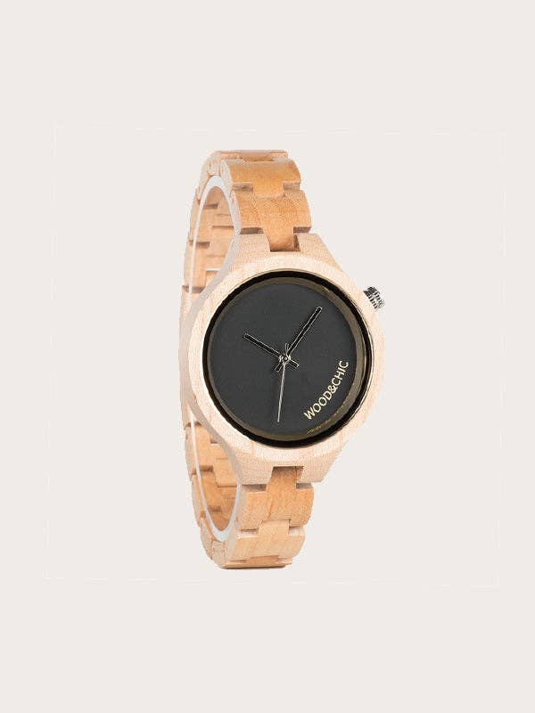 Reloj Mujer Cuarzo Madera - Teca para venta al por mayor de Wood&Chic