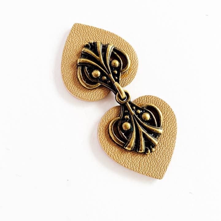 KardiKlips - Venta al por mayor Broche - Mujer - Pinzas para cinturón de vestir, de piel, estilo boho-vintage3