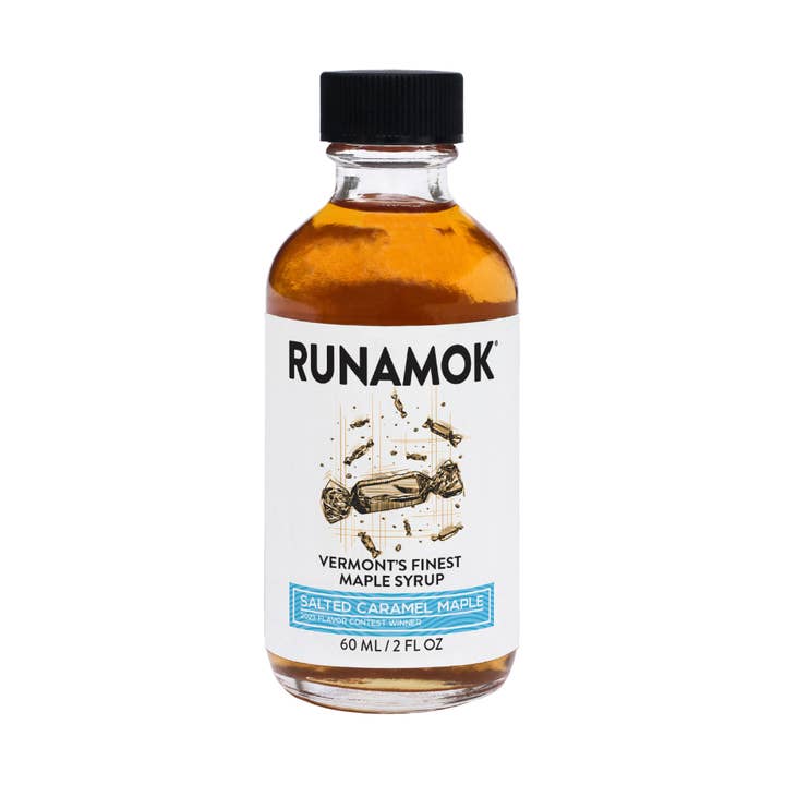 Runamok – Engroshandel Ahornsirup – Saltet karamell ahornsirup 60 ml0