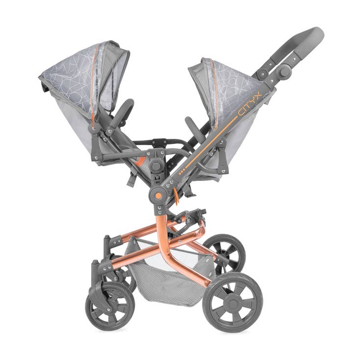 La Tienda de Muñecas - Wholesale Doll pram – Kids - Folding twin stroller -NEW - multi-position for dolls up to 52 cm2