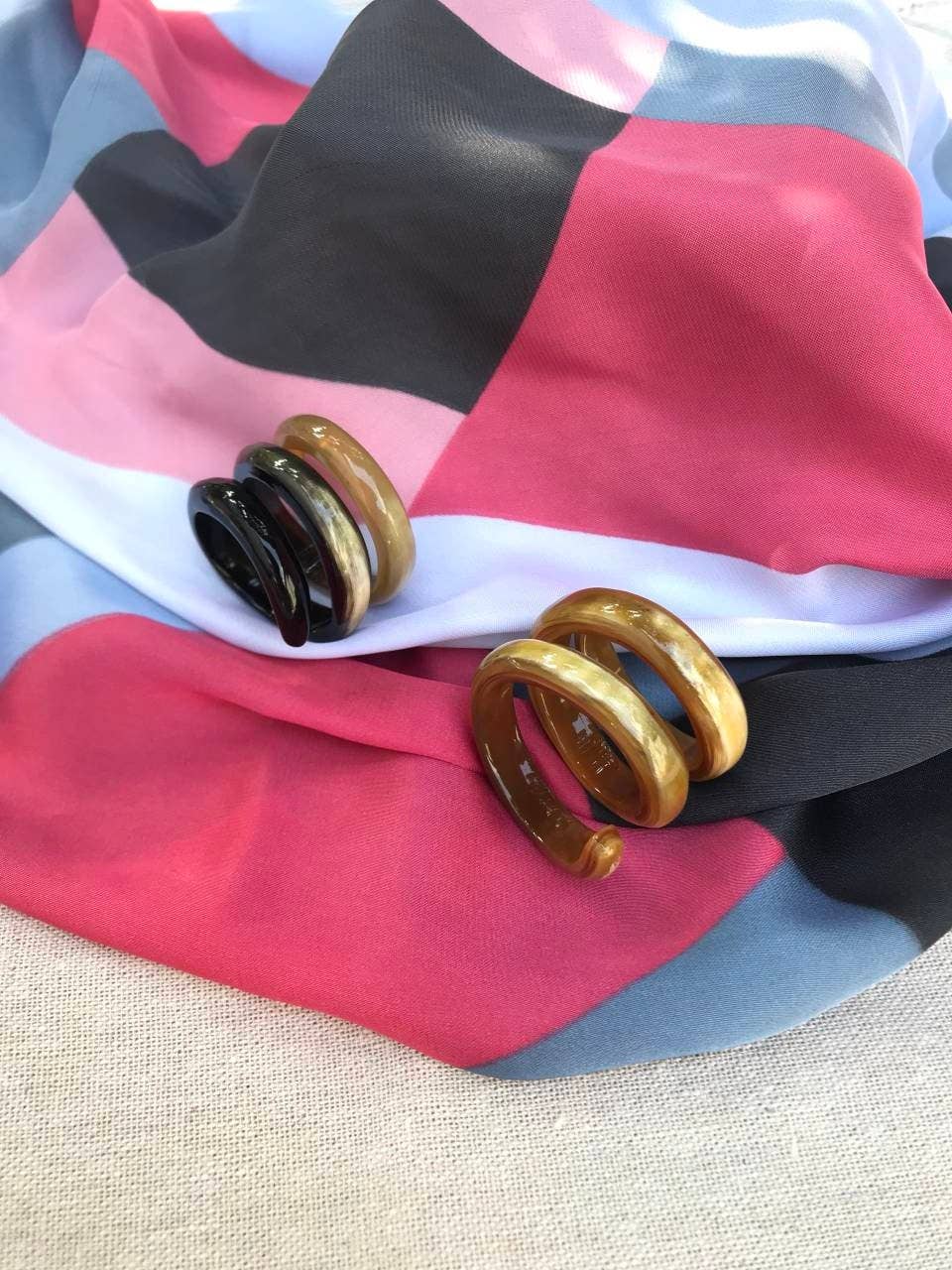 Hala Design - Vente Rond de serviette - Anneau de serviette en spirale1