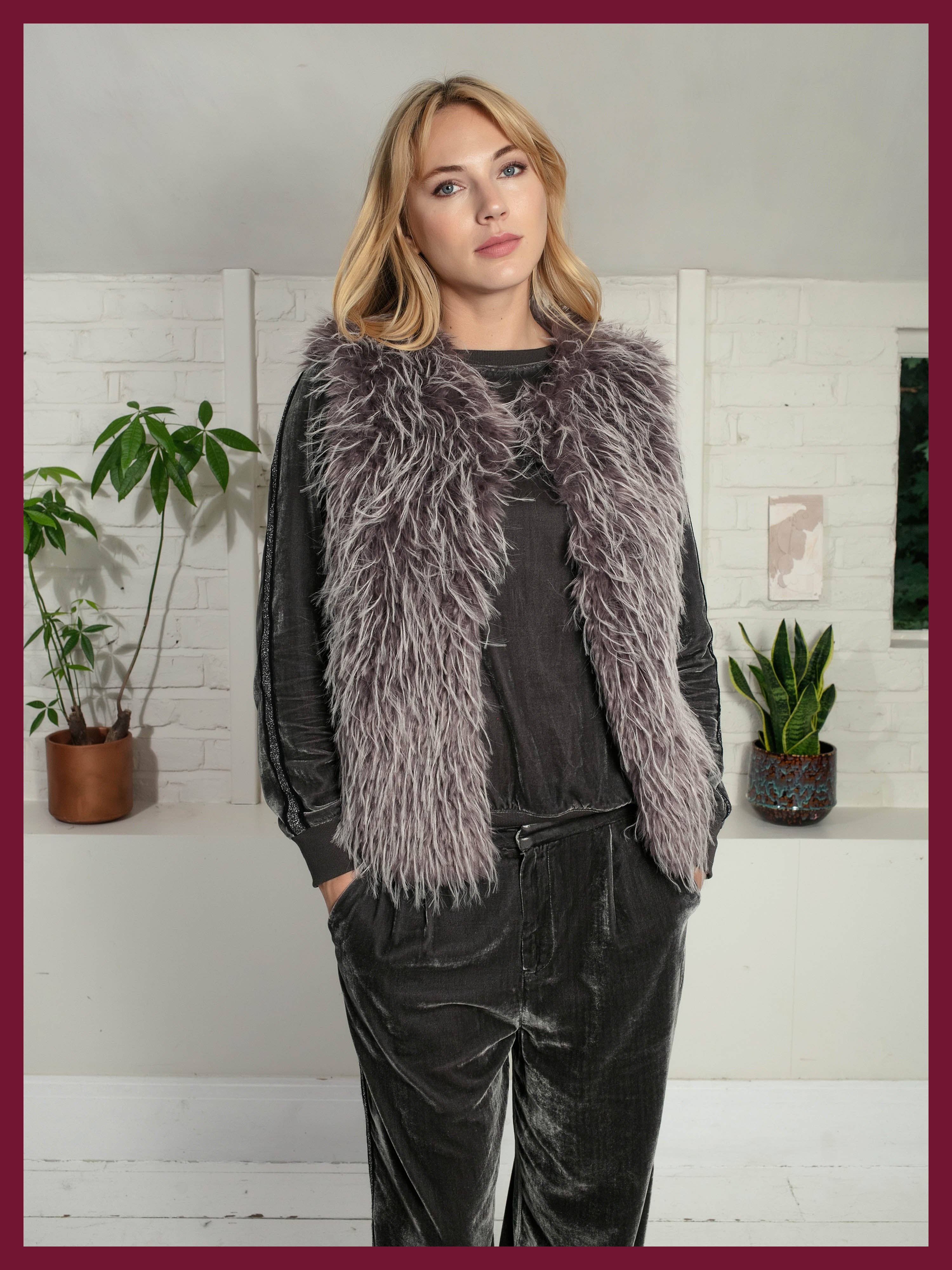 NOOKI DESIGN LTD – wholesale Outerwear Vest - Women’s – Scandi Gilet In Grey0