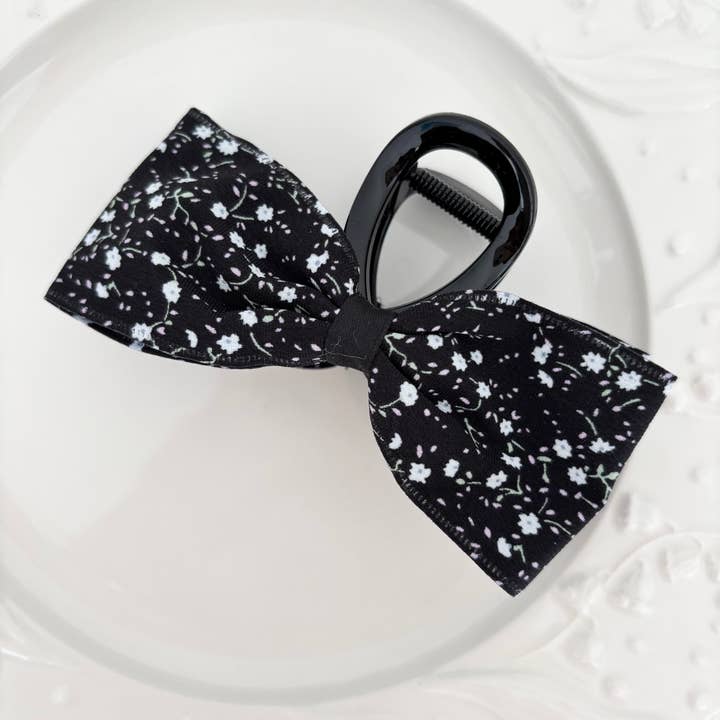 LoveLina - Wholesale Hair Clip - Women's - Dainty Floral Bow Claw Clips (COVO)4