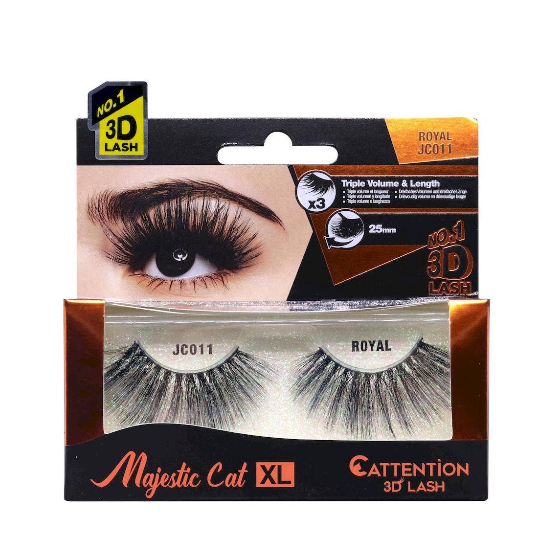Diacly - Wholesale False/Fake Eyelashes - Ebin New York 3D XL Majestic Cat Eyelashes2