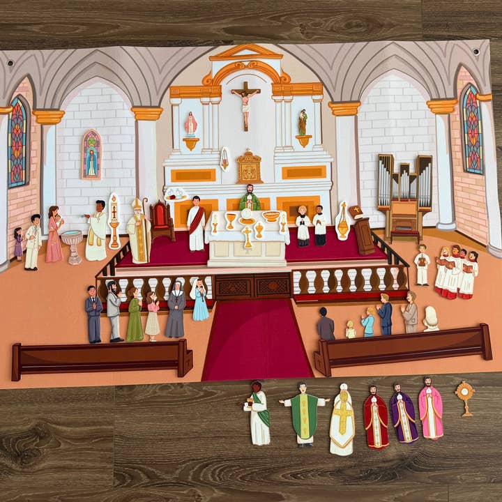 Bed & Leg Kirke Historietavle for engroshandel hos Saintly Heart LLC