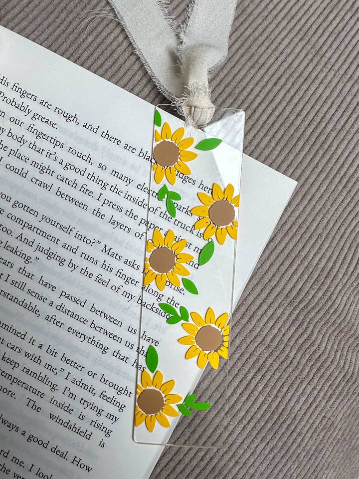Bladwijzer "Sunflower" for wholesale by BookBijou