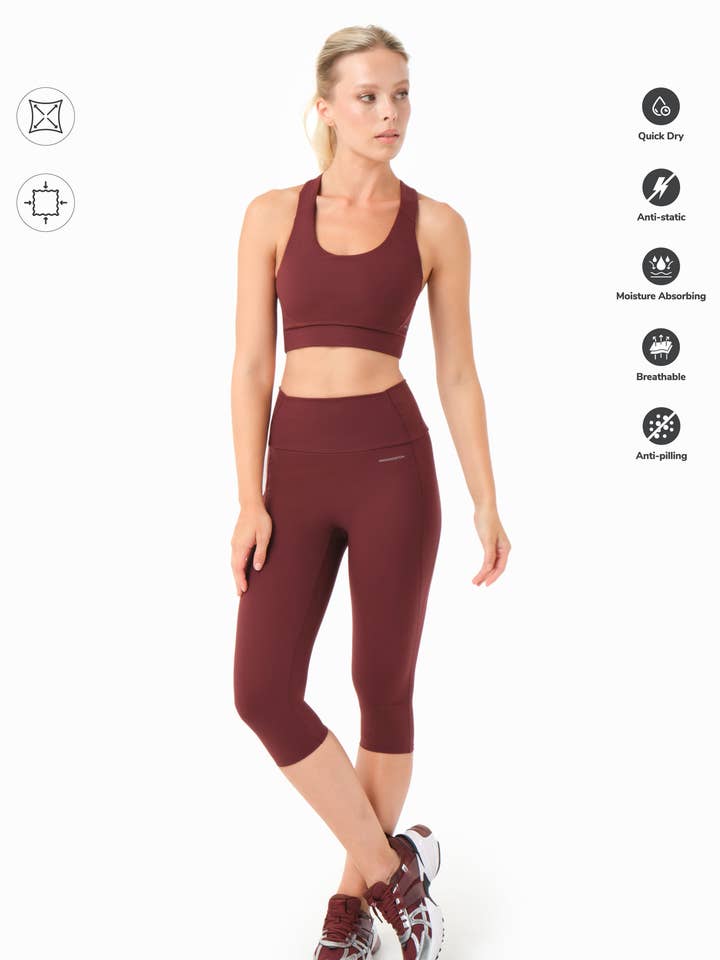 LAILLA | Capri-Leggings aus recyceltem Polyamid for wholesale by ORGANICATION