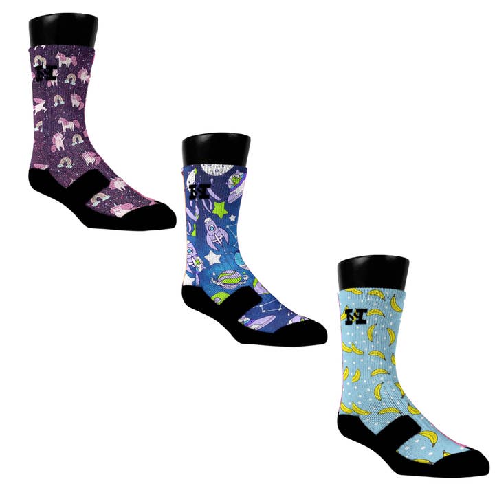 Kids Sock 3-Pack for wholesale by HoopSwagg