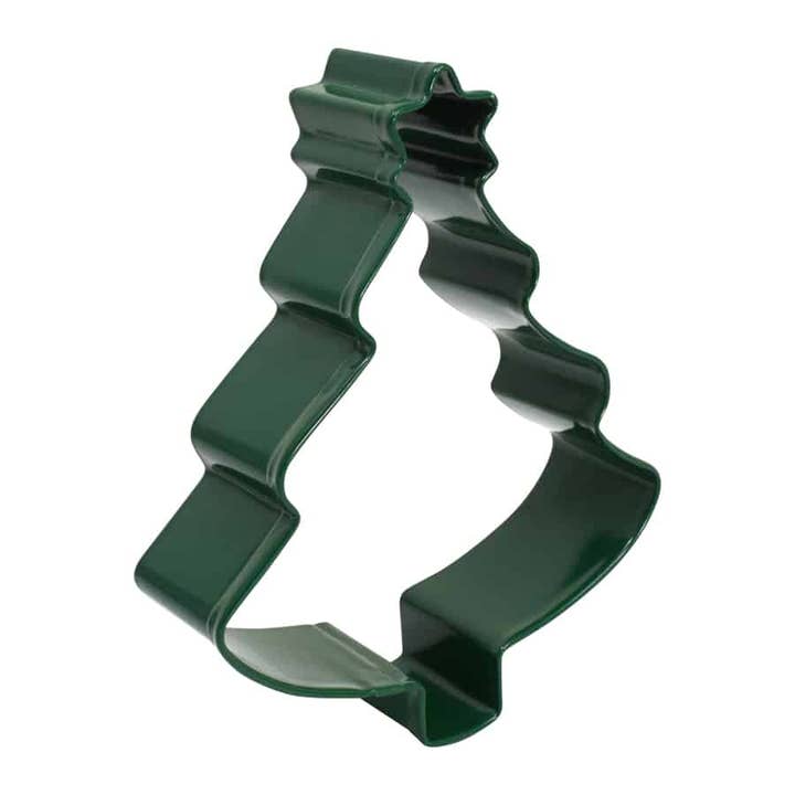 R&M International – wholesale Biscuit cutter – Tree W/ Star Cookie Cutter (Green, 4")1