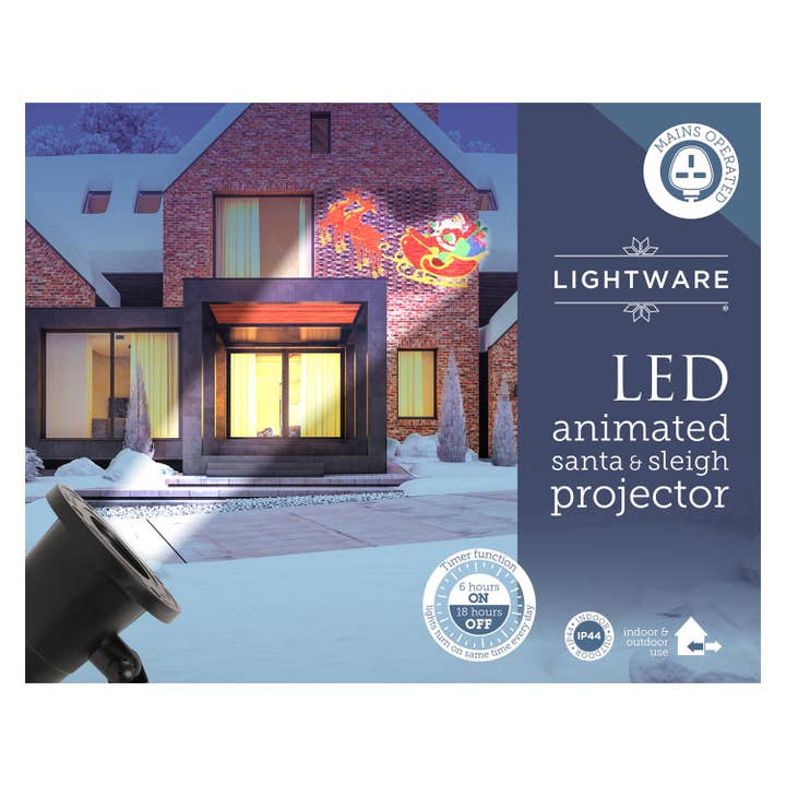 Animated Projector Light – Santa Sleigh for wholesale by Daniel James