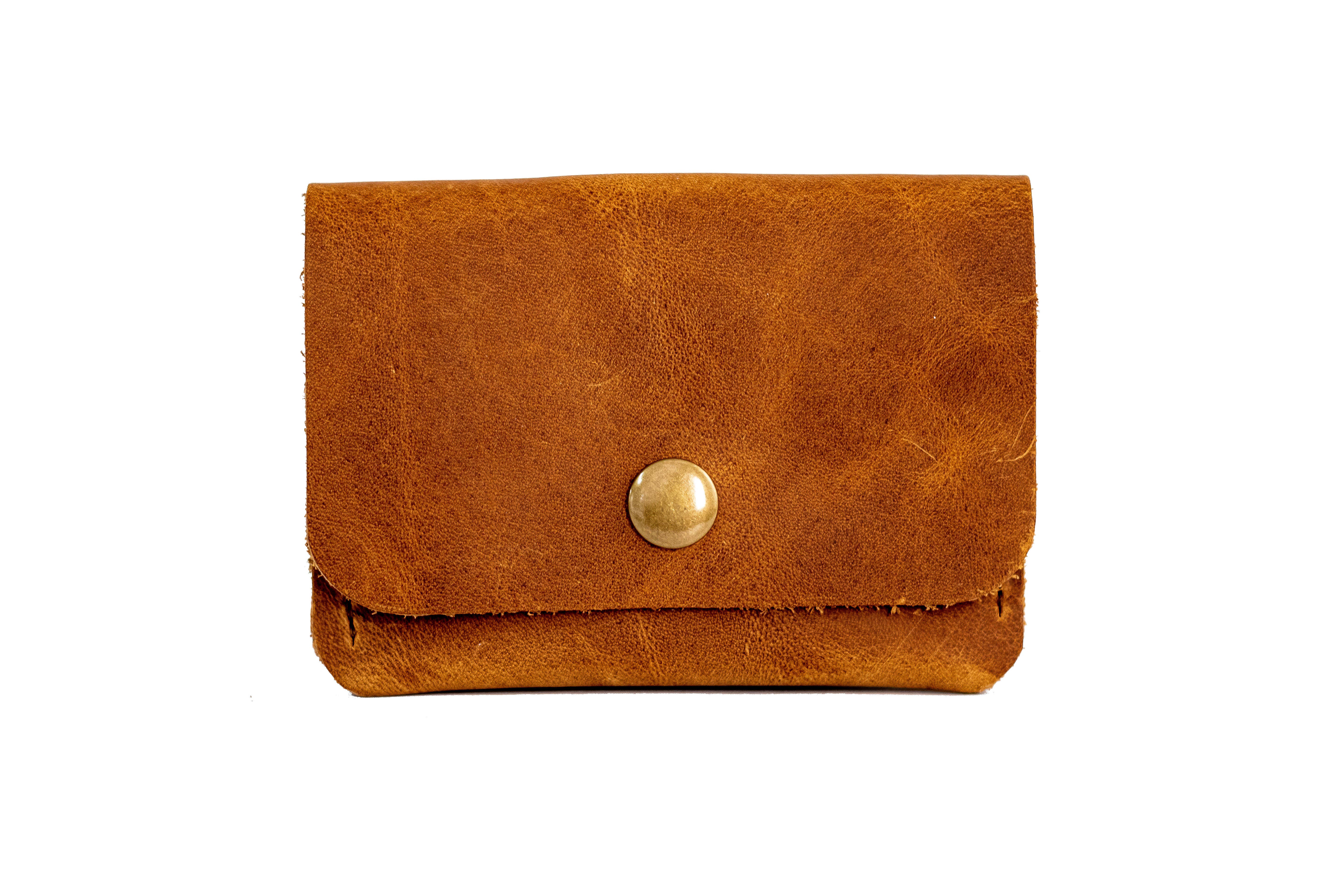 In Blue Handmade - Wholesale Wallet - Women's - Leather Card Wallet | Small Snap Handmade Leather Wallet5