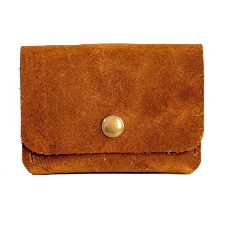 In Blue Handmade - Wholesale Wallet - Women's - Leather Card Wallet | Small Snap Handmade Leather Wallet5