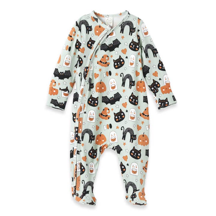 Tesa Babe - Vendita all'ingrosso Tutina - Neonati - Tutina con cerniera in bambù per Halloween per bambini