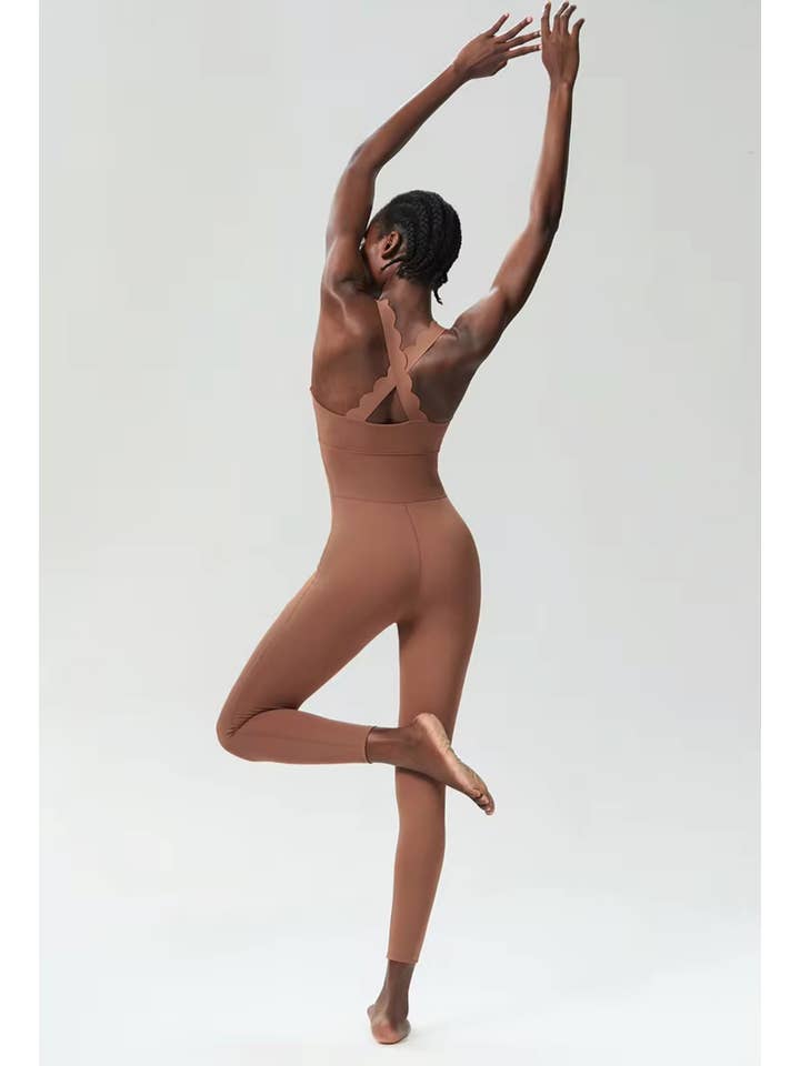 Belsize Activewear – wholesale Unitard – Women′s – Scallop jumpsuit 9