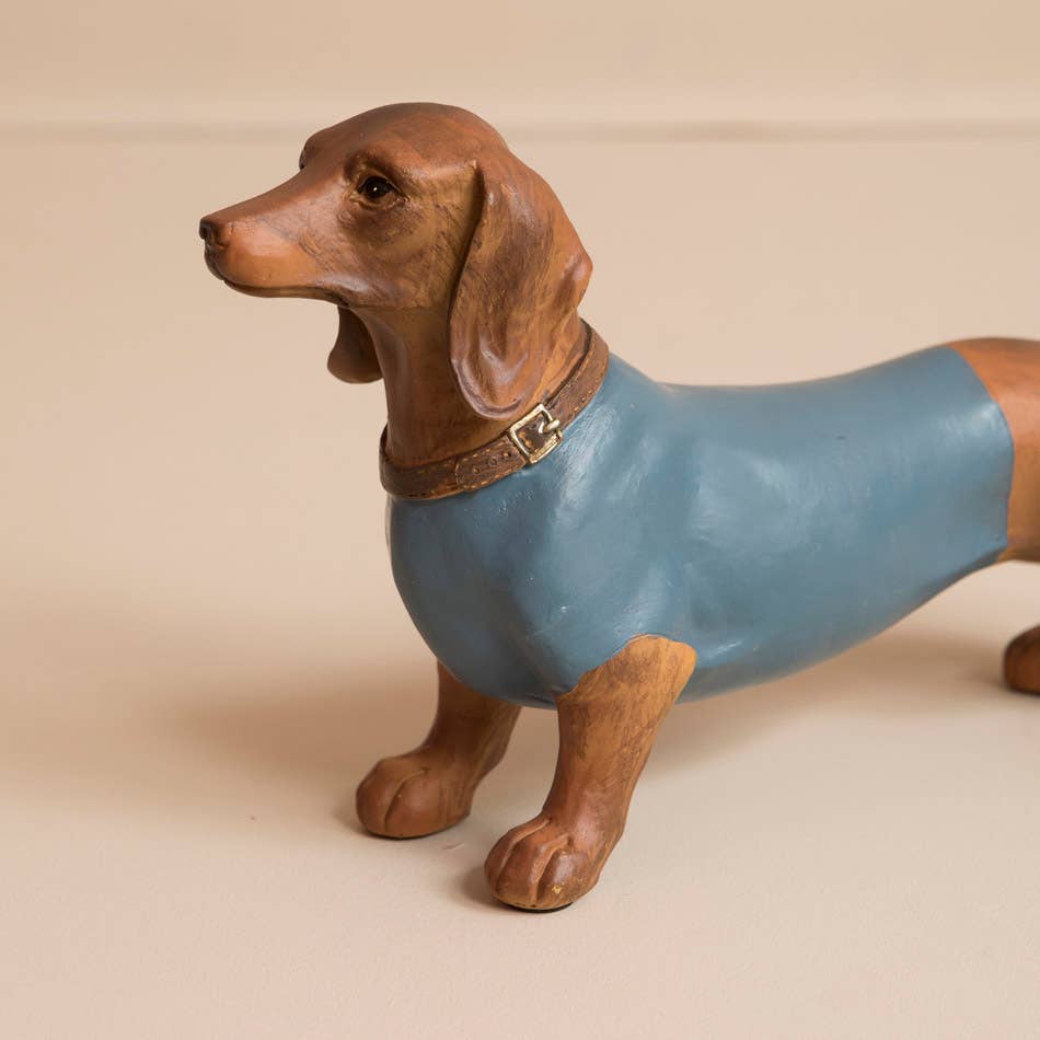 Mahe Homeware – wholesale Decorative figurine – Resin Rolf Dachshund1