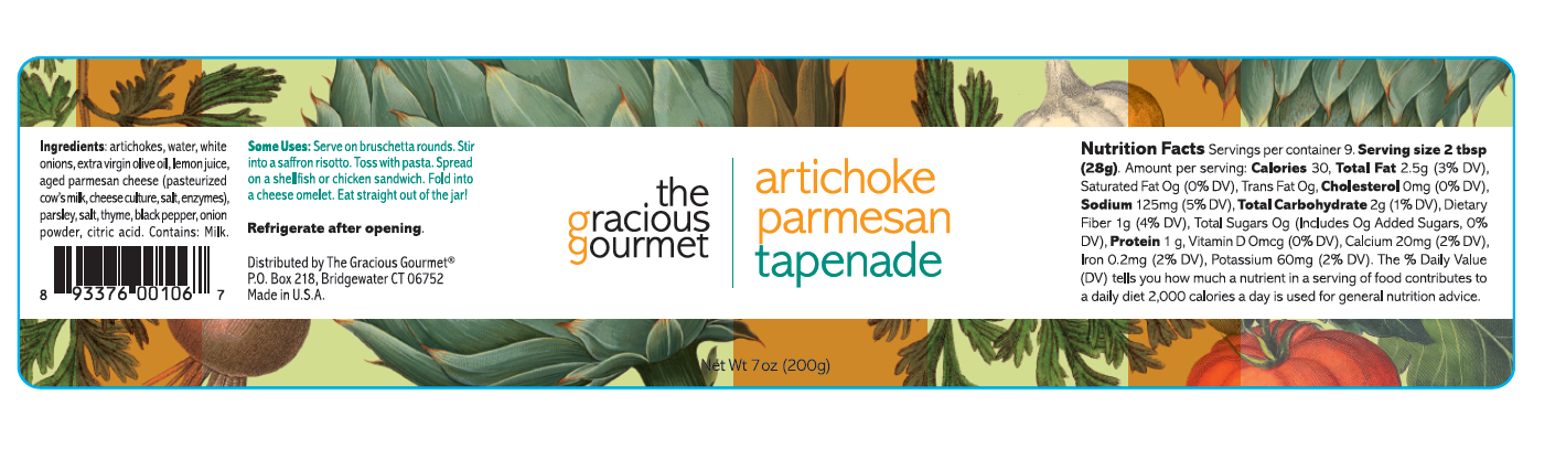 The Gracious Gourmet - Wholesale Tapenade - Artichoke Parmesan Tapenade4