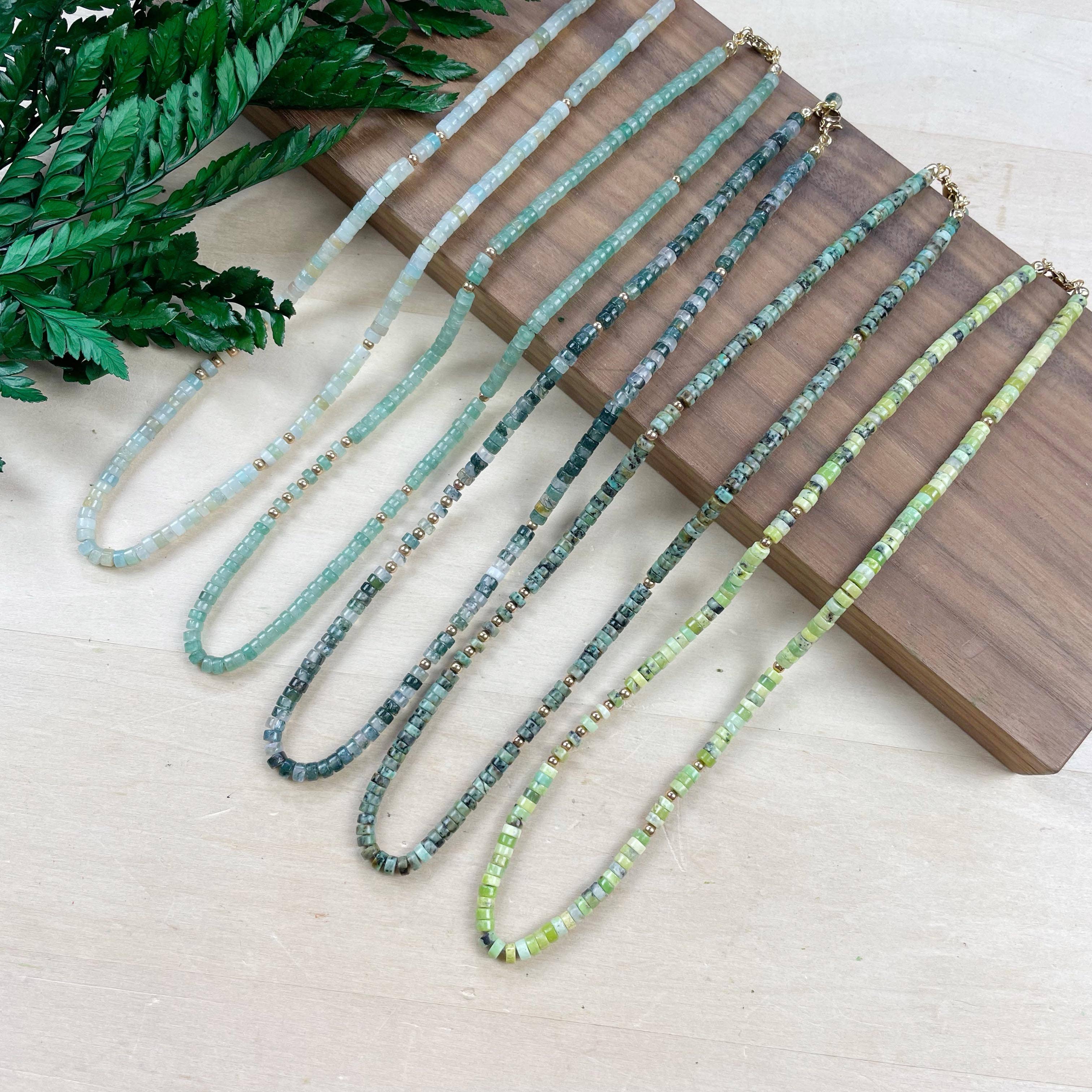 Ewelina Pas Jewelry - Wholesale Kralen/parelketting - Litae/// Delicate edelsteen kralen ketting10