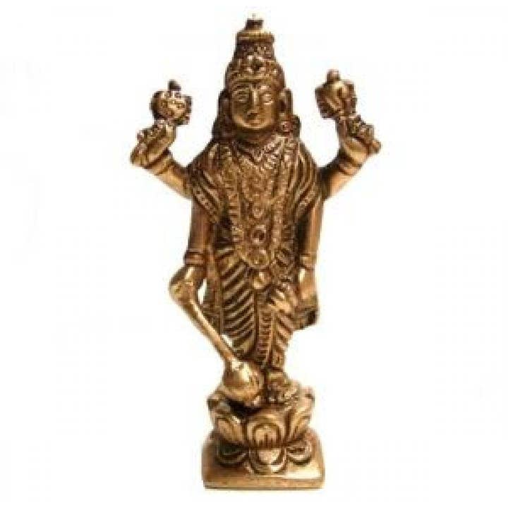 GREENROOTS USA LLC - Wholesale Decorative Figurine - Lord Vishnu 3.75"H 2"W