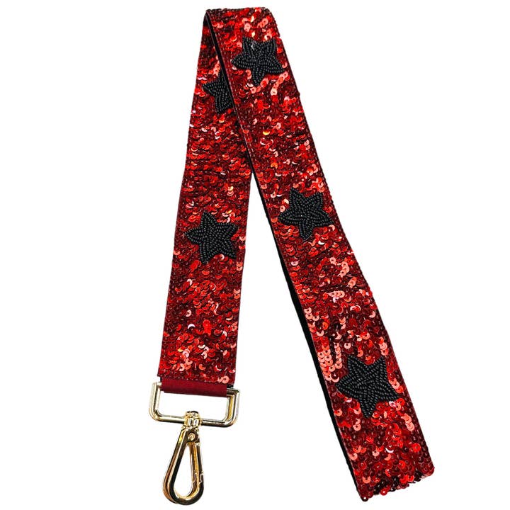 Queens Designs - Wholesale Bag Strap - Women's - Game Day Star Sequin Straps 8