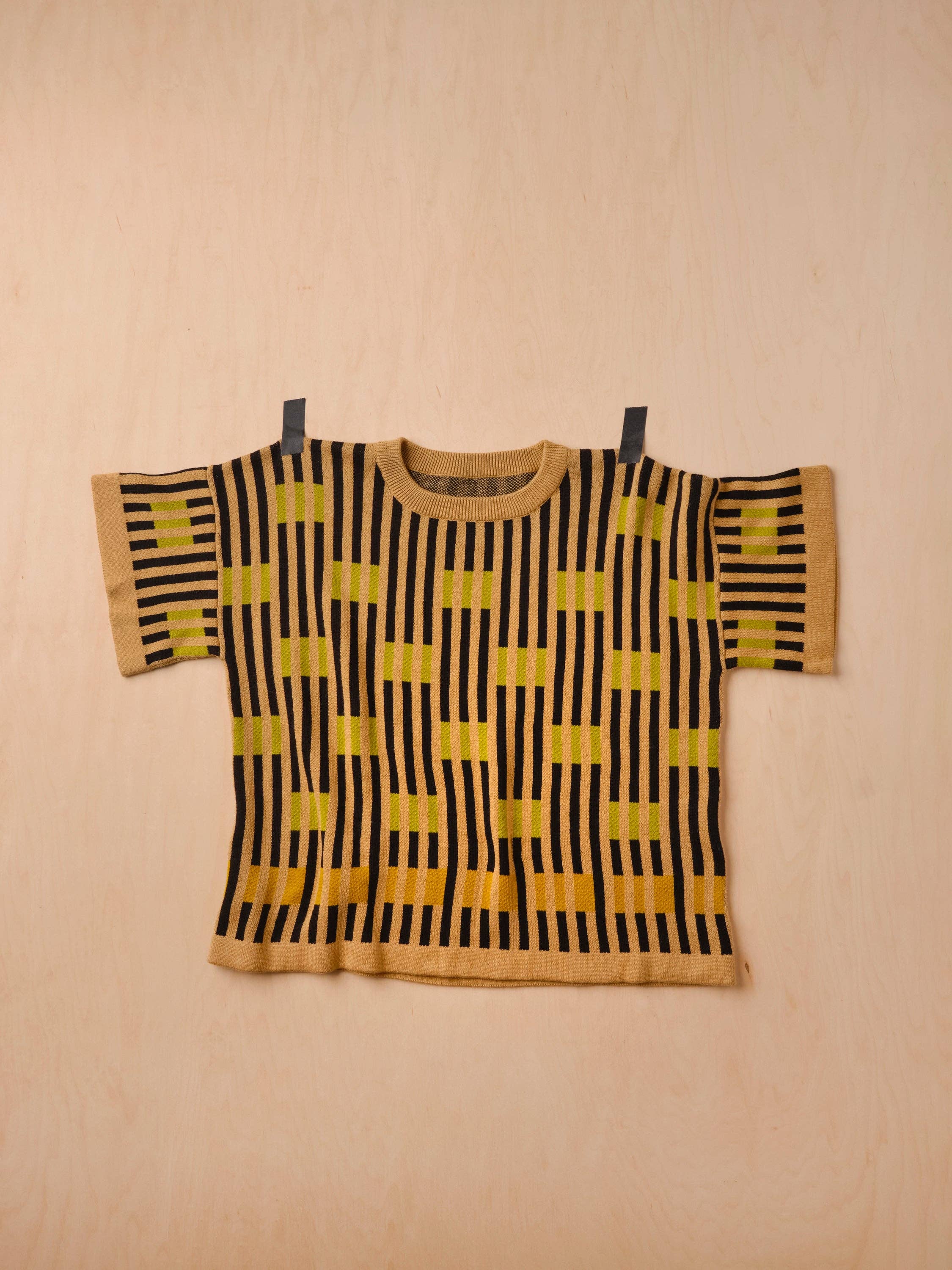 The Endery - Wholesale Knit Top - Women's - Bauhaus Short Sleeve Sweater Tee - Peridot (Faire Pre-Order)4