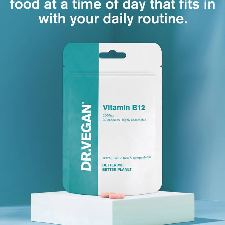 DR.VEGAN – wholesale Oral supplement/vitamin – Vitamin B12 | 30 Capsules | Highly Absorbable | Vegan3