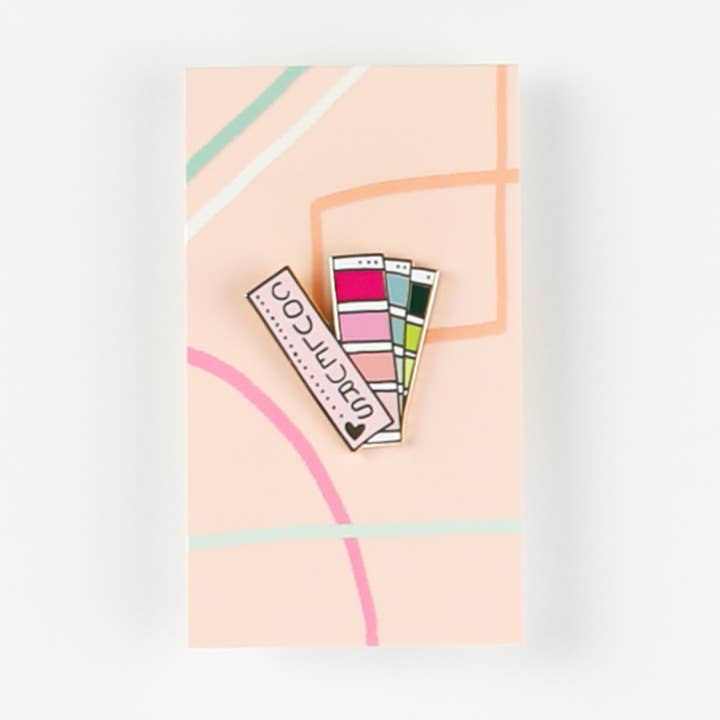 Pin esmaltado de muestra de color. para venta al por mayor de HEYMACA