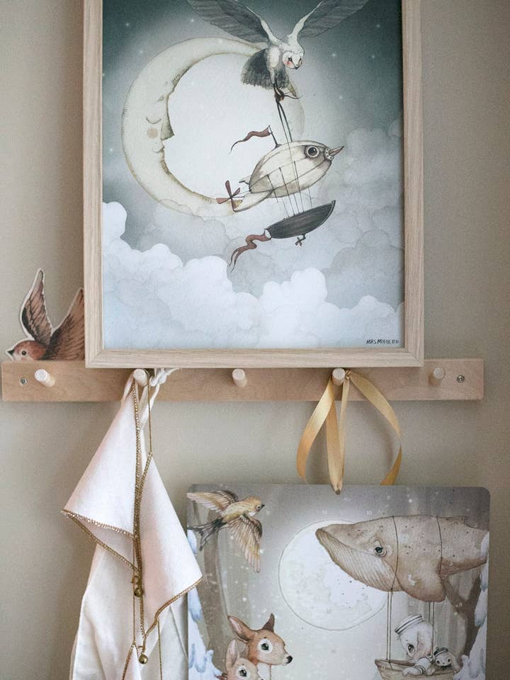 Poster Naar de maan voor wholesale door Mrs Mighetto