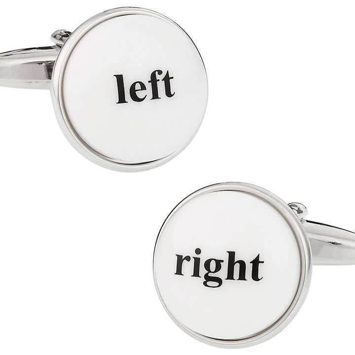 Left and Right Cufflinks for wholesale by Cuff-Daddy