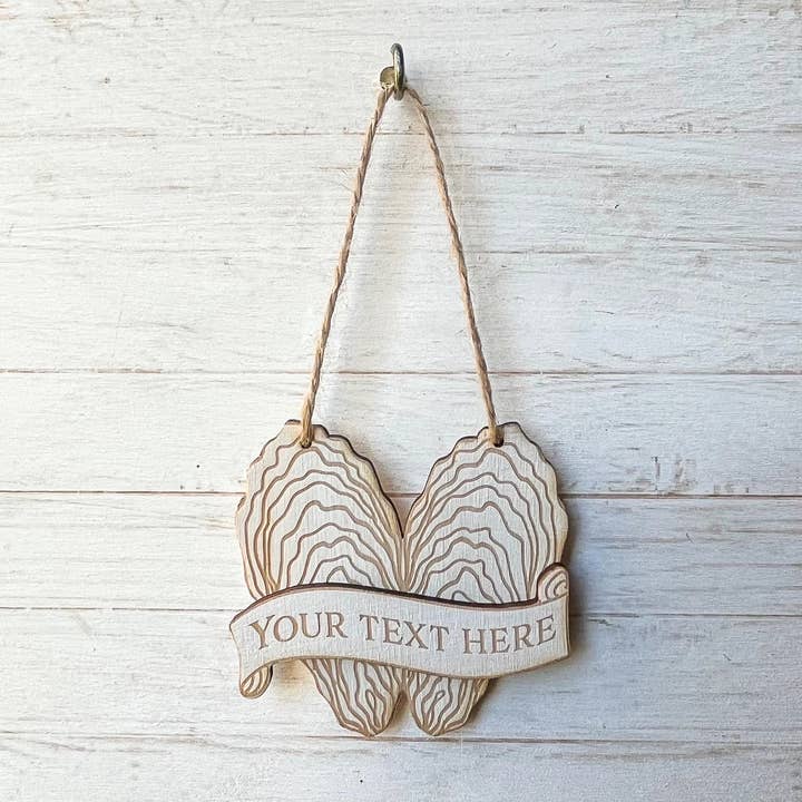 Décoration personnalisée personnalisée Mini Oyster Shell Location pour la vente par Gorgeous Little Bits Ltd