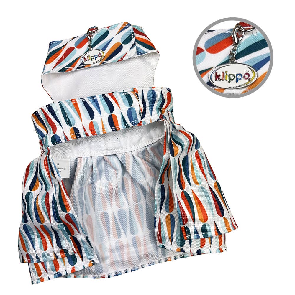 Klippo Pet - Venta al por mayor Vestido - Perros - Vestido elegante con arnés de gota de lluvia con correa a juego1