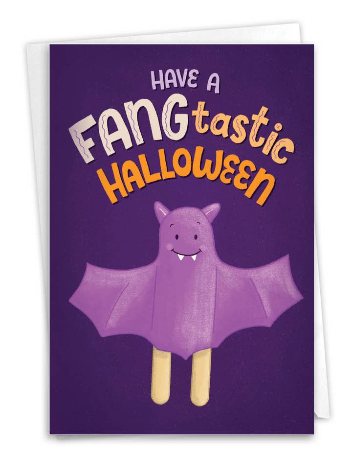 Carte d'Halloween - Trick or Treat Puns-Bat pour la vente par NobleWorks