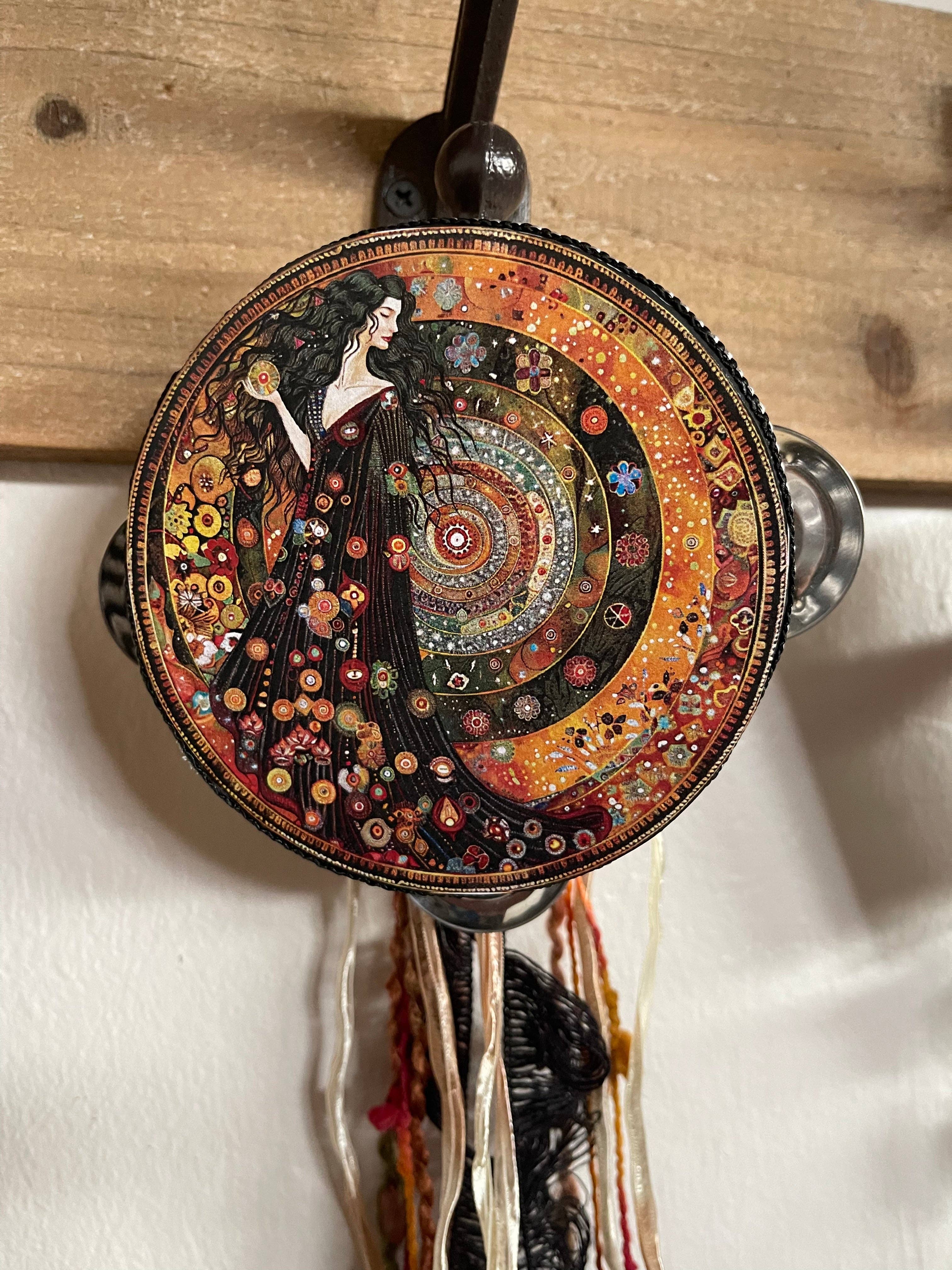 Bodhi Leaf Market - Wholesale Wall Accent - Practical Magic Charmed 4" Tambourine Wall Accent