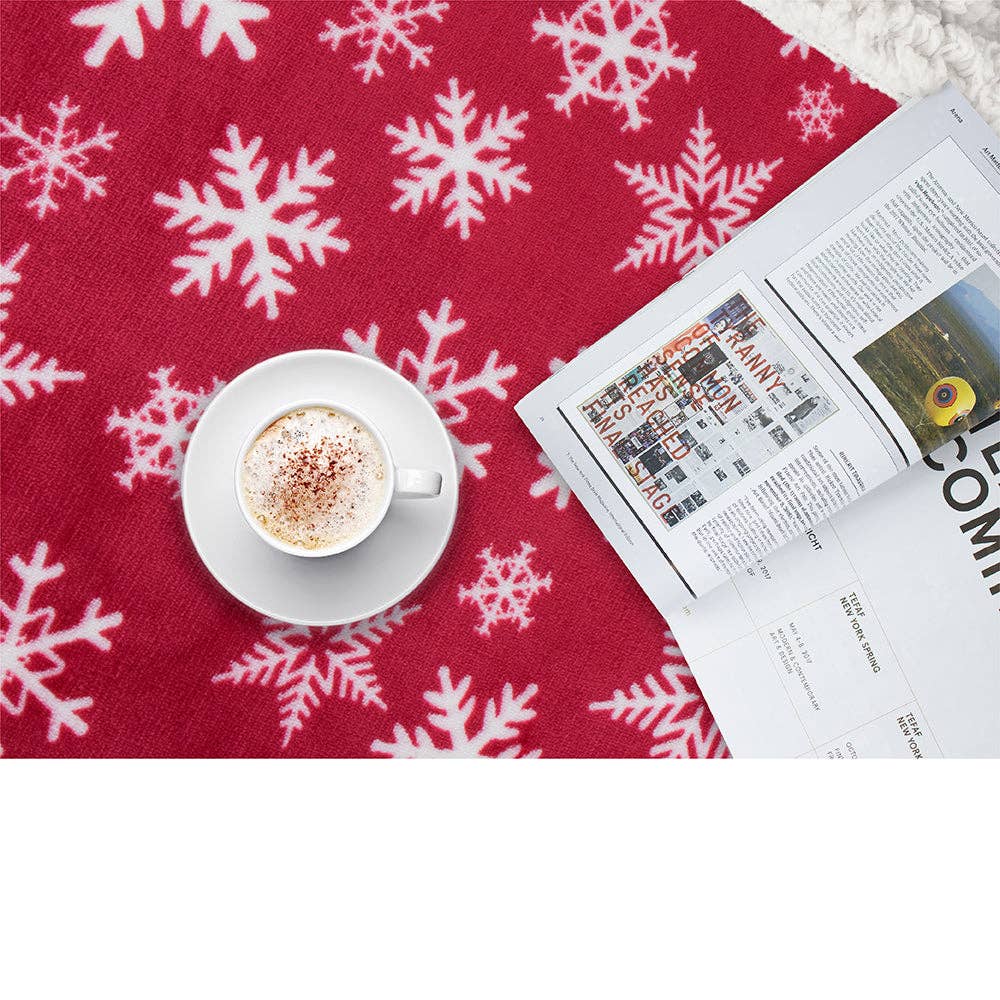 Pavilia - Vente Plaids - Plaid sherpa de Noël réversible49