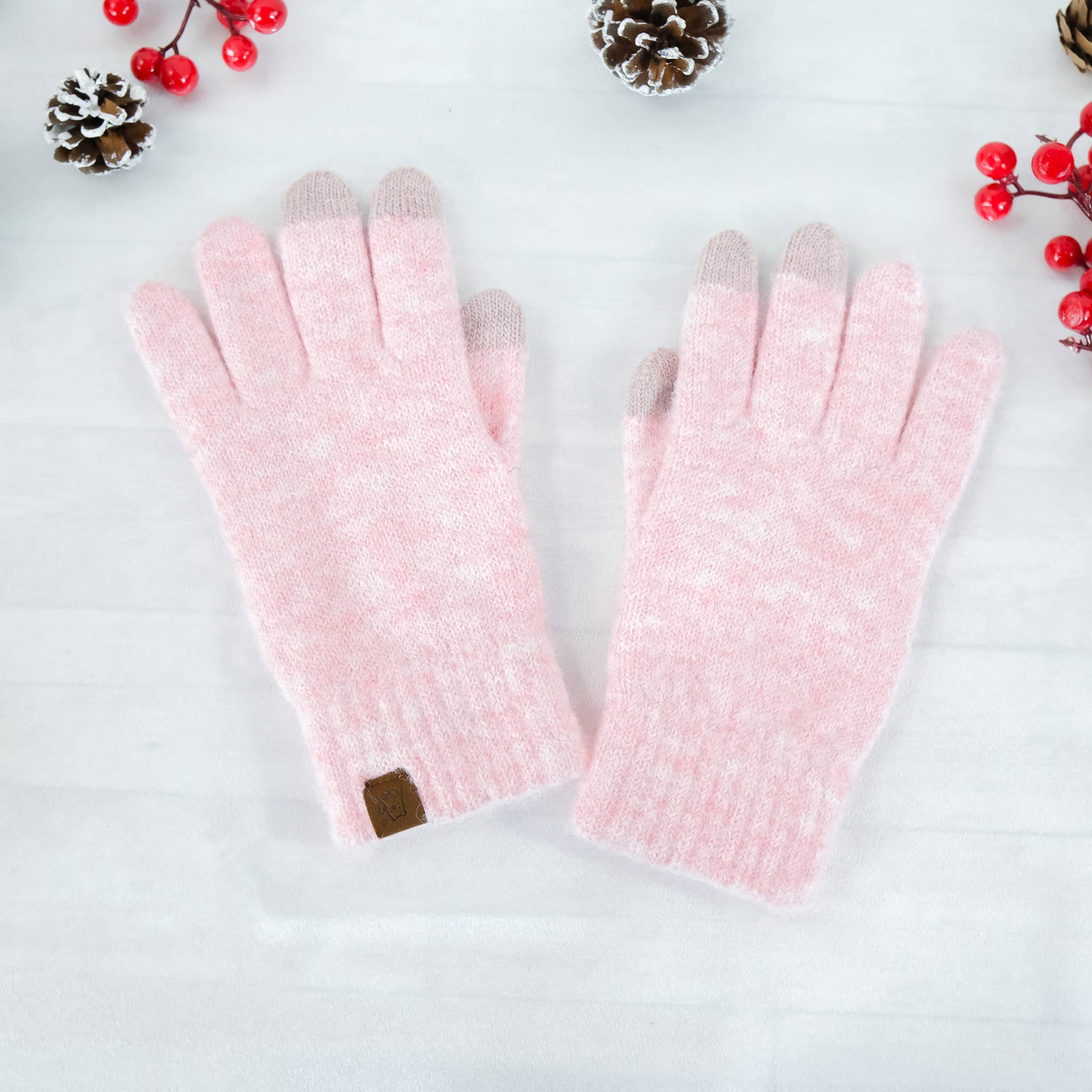 Karma Nepal Crafts - Wholesale Gloves - Unisex - Unisex  Solid Winter Touch Screen  Gloves with Fleece Lining6