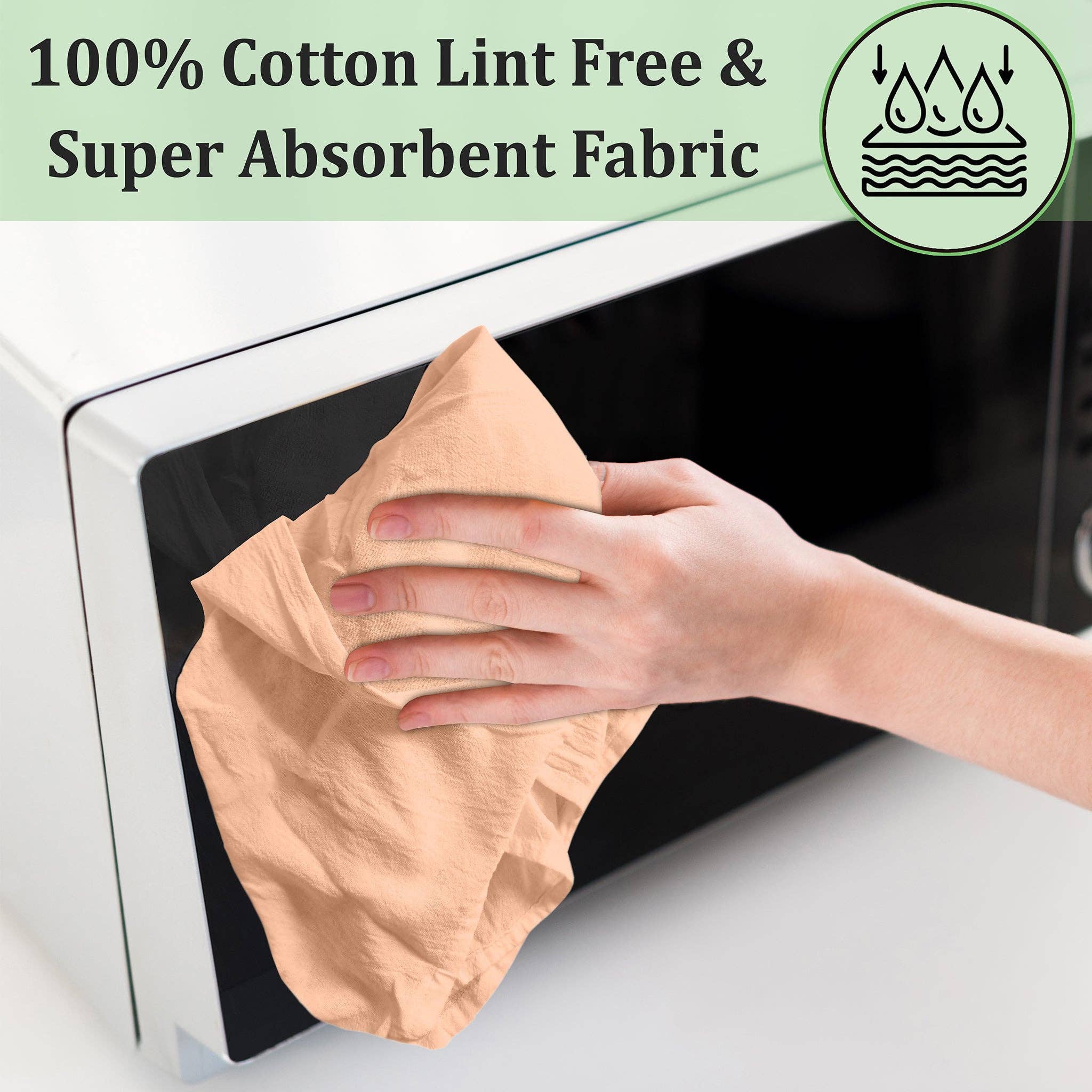 Ruvanti - Wholesale Tea Towel - 12-Pack Flour Sack Dish Towels, 100% Cotton, 28x28 Inches23