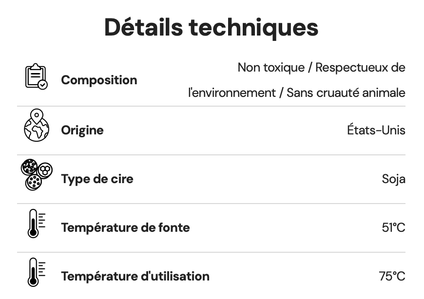 Madame Musc - Wholesale Jar/filled candle - C3 Soy Wax for container candles1