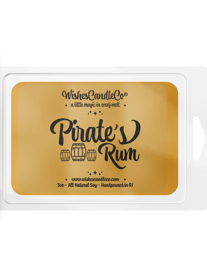 Pirate's Rum Wax Tart for wholesale by Wishes Candle Co