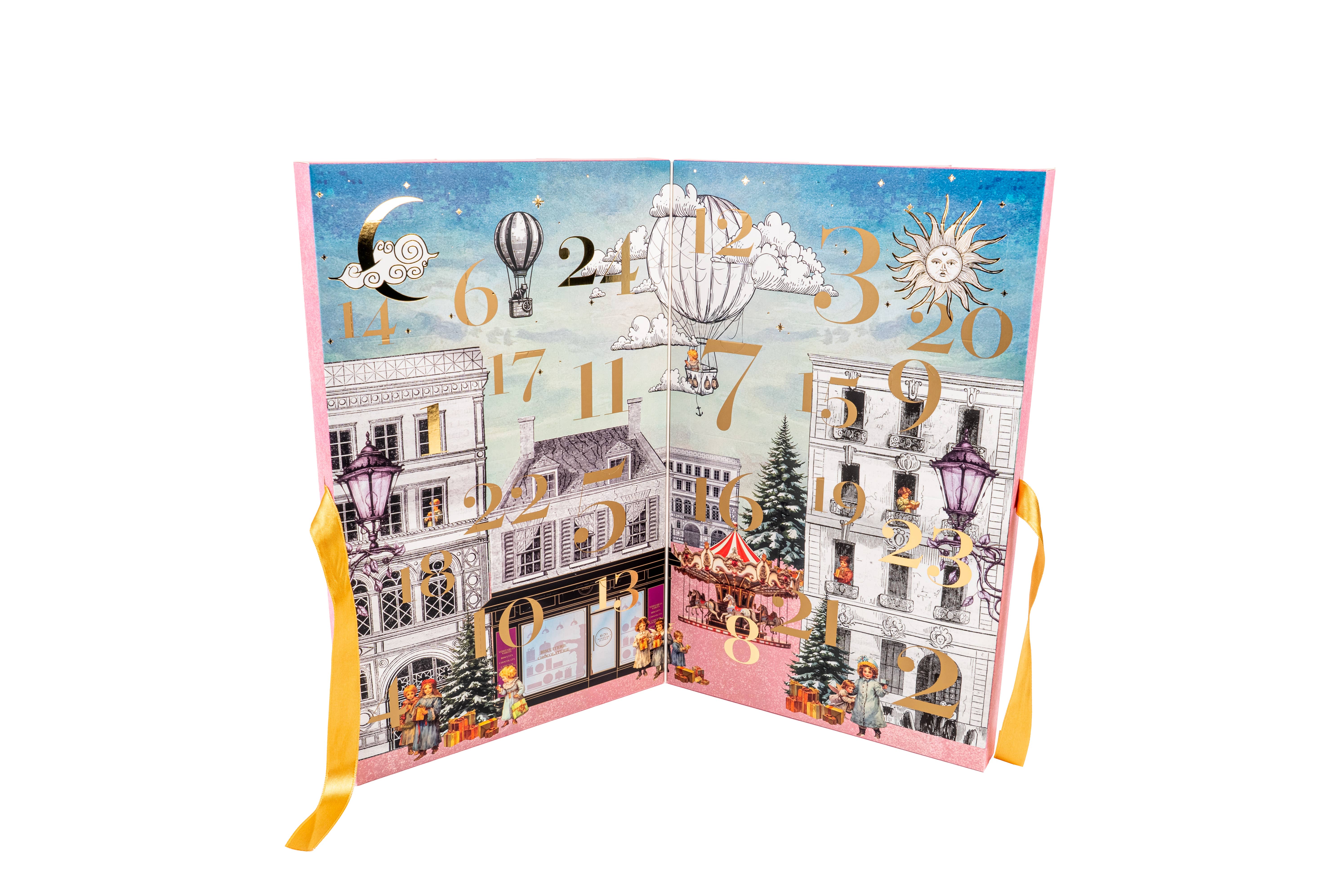 LA SABLESIENNE - Wholesale Cookie - Advent calendar shortbread cookies assortment 450g1