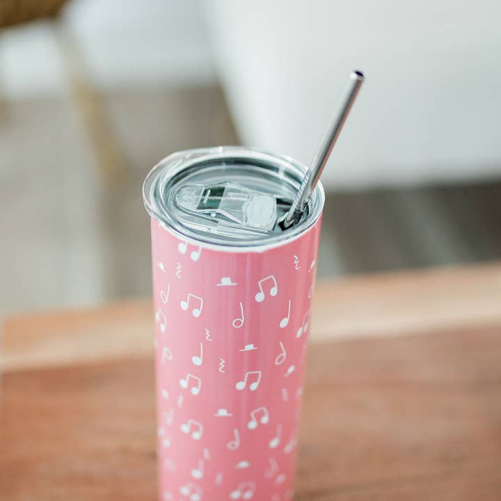Musically Minted - Wholesale Insulated Mug/Tumbler - Music Note Skinny Tumbler2