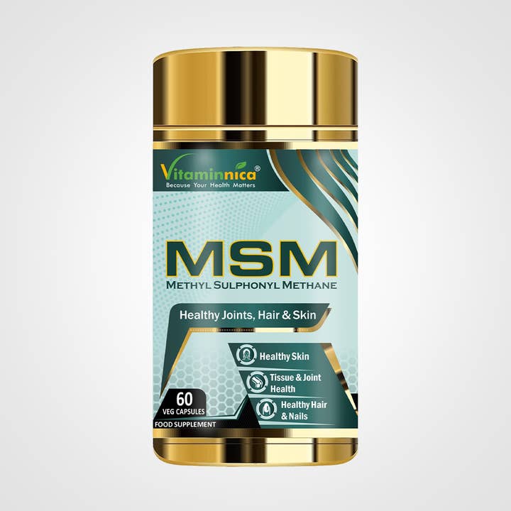 Vitaminnica Méthylsulfonylméthane (MSM) - 60 capsules pour la vente par Vitaminnica healthcare uk