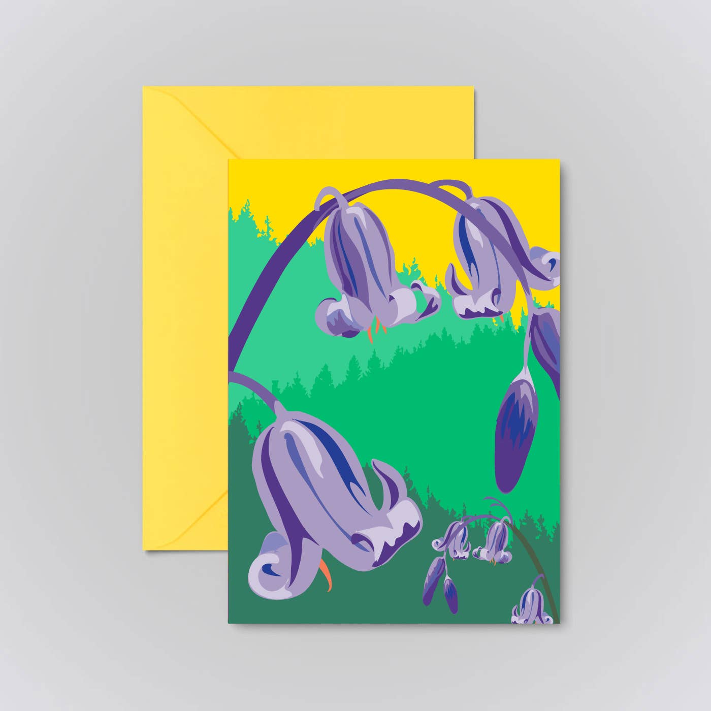 Pawpear - Wholesale Everyday Greeting Card - Bluebell Greeting Card