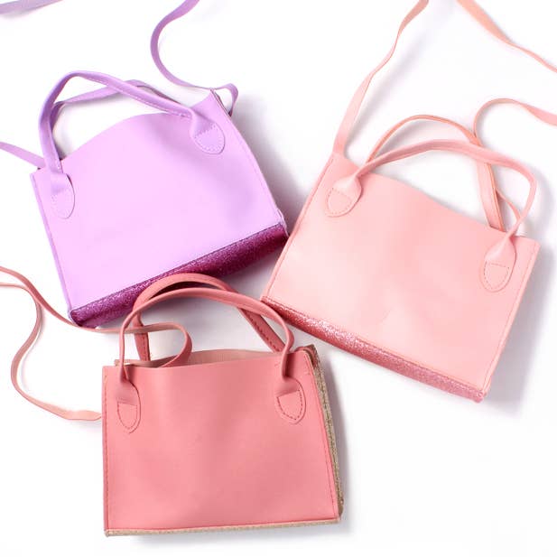 Inca UK – wholesale Top handle bag – women's – Handbag with glitter sides 20x14x6cm1