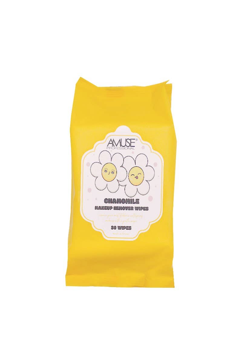 PINEAPPLE Beauty - Wholesale Makeup Remover - Amuse AM626 Chamomile Makeup Remover Wipes - 6pcs 4