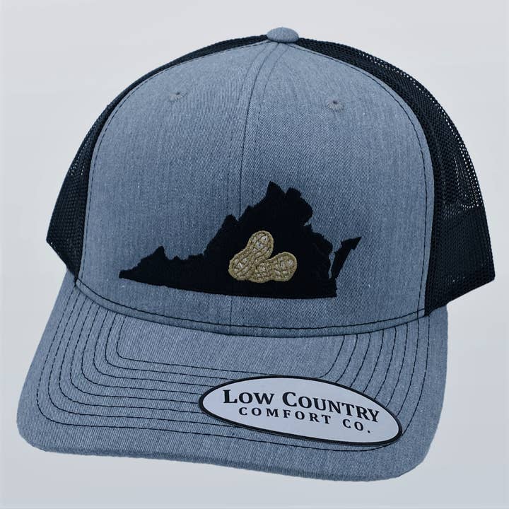 Virginia Peanut Heather/Black Hat for wholesale by Riverbed Threads