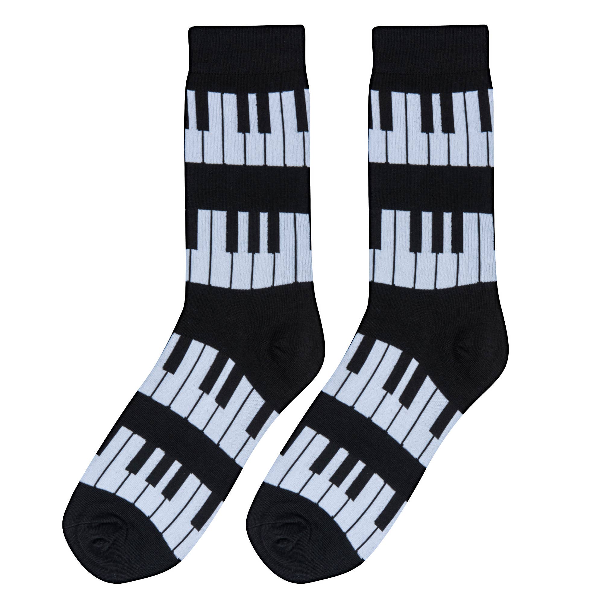 Crazy Socks - Wholesale Socks - Men's - Crazy Socks - Mens Crew - Piano Keys1