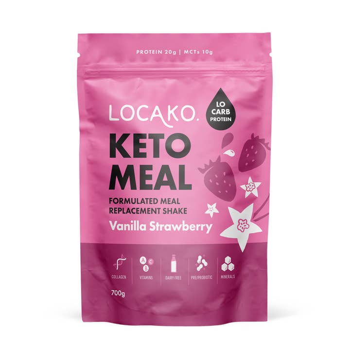 Locako - Wholesale Powdered Health Drink - Keto Meal - Formulated Replacement Shake - Vanilla