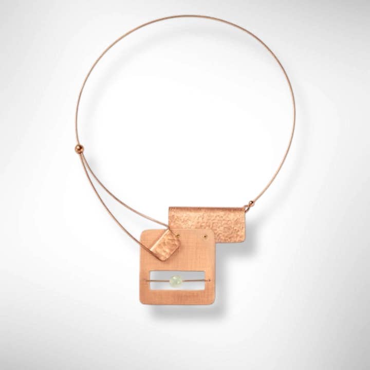 COLAR METÁLICO COM FECHO FRONTAL QUADRADO E RETANGULAR BOOK1 por atacado de Chick Boss LLC