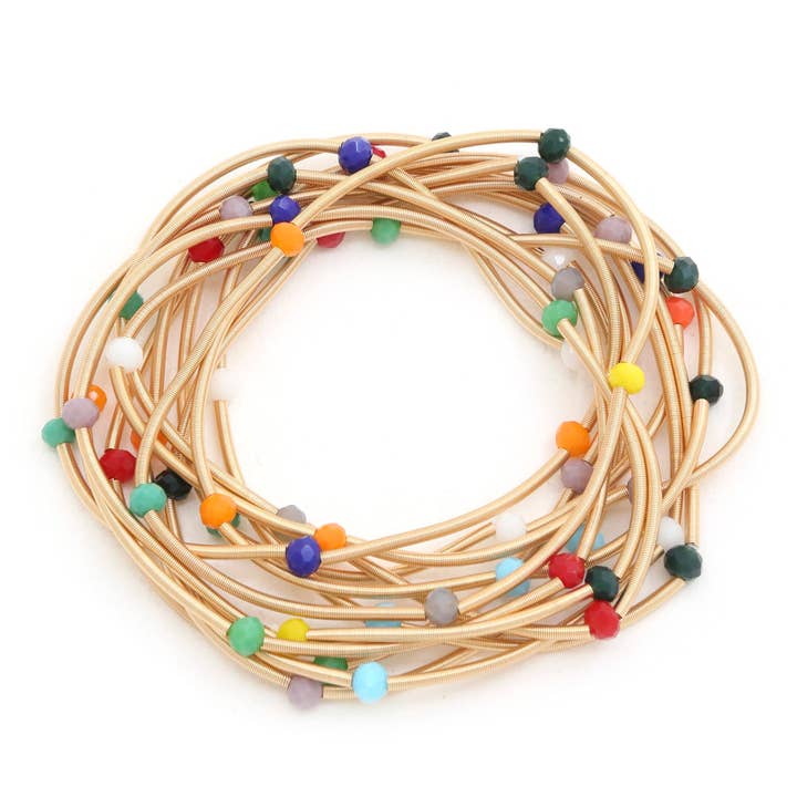 anbfashion - Wholesale Beaded Bracelet - BEADED WIRE BRACELET CB-2176