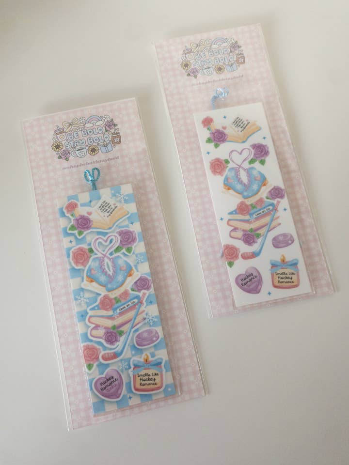 Marcapáginas de Acrílico de Romance de Hockey para venta al por mayor de Be Bold Stay Bold