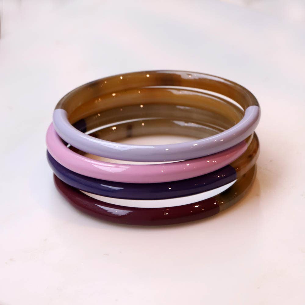 Les Cleias - Wholesale Bangle Bracelet - Ankora set of 4 horn bracelets3